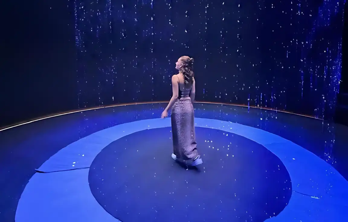 Immersive digital light installation at AYA Universe Dubai