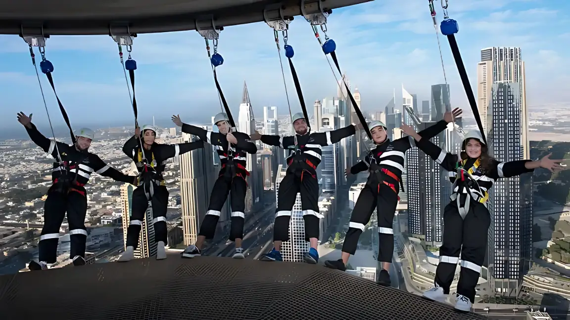 Sky Views Edge Walk Thrill during a Dubai sightseeing and tourism experience